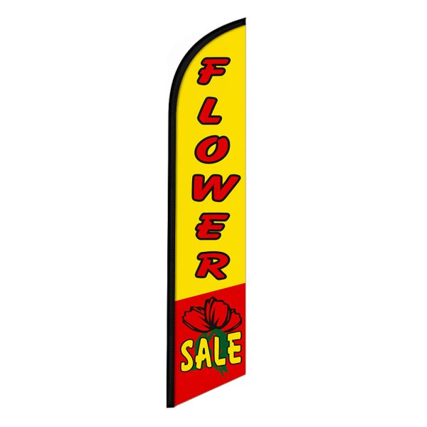 Flower Sale Feather Flag Banner 12FT Tall Sign