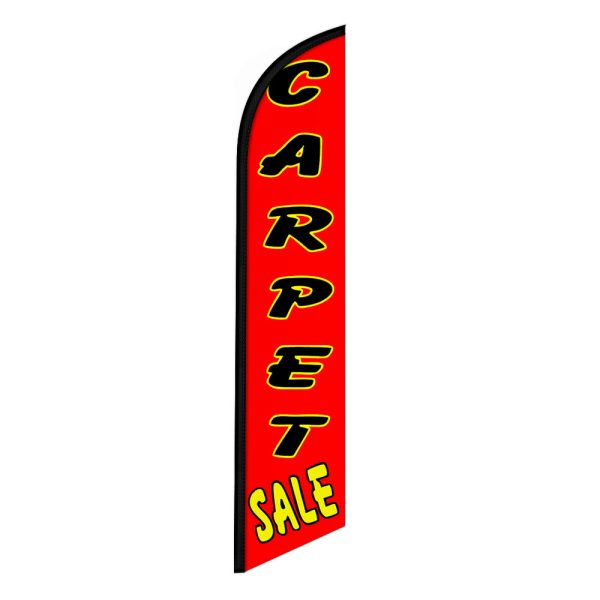 Carpet Sale Feather Flag Banner 12FT Tall Sign