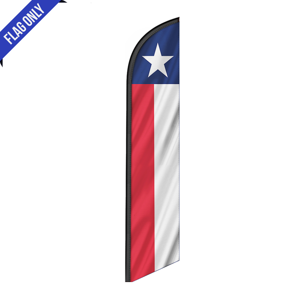 Texas Feather Flag Banner 12FT tall Sign - Image 2
