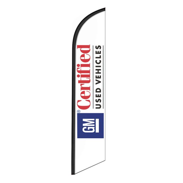 GM CPO Feather Flag Banner 12FT Tall Sign