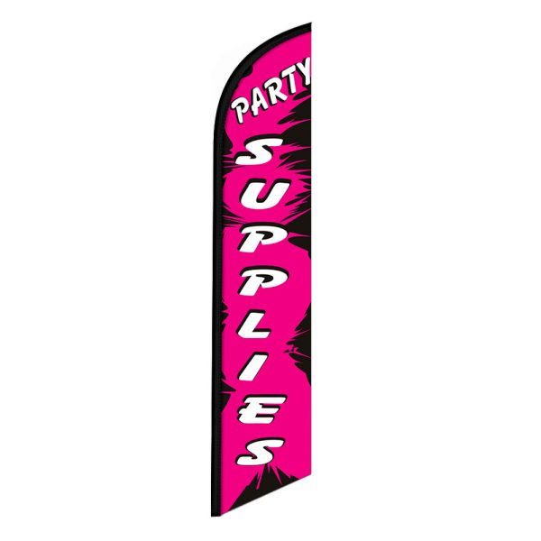 Party Supplies Feather Flag Banner 12FT Tall Sign