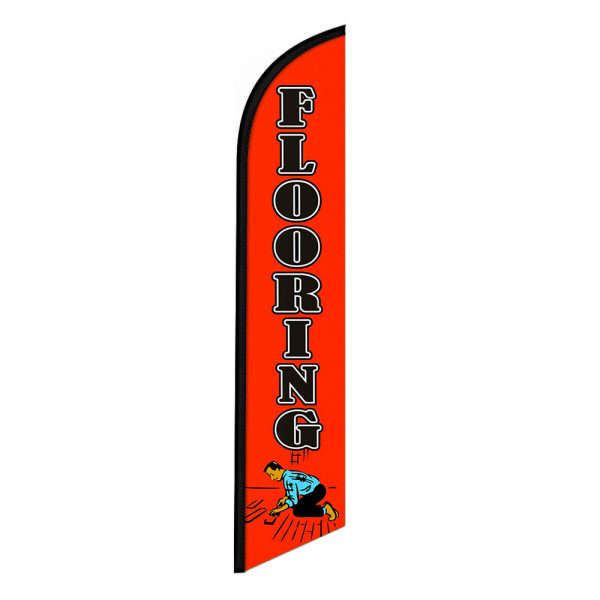 Flooring Feather Flag Banner 12FT Tall Sign
