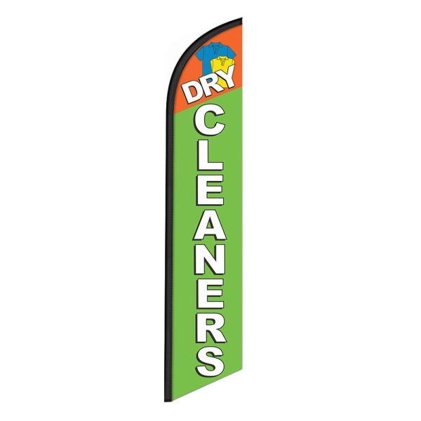 Dry Cleaners Feather Flag Banner 12FT Tall Sign