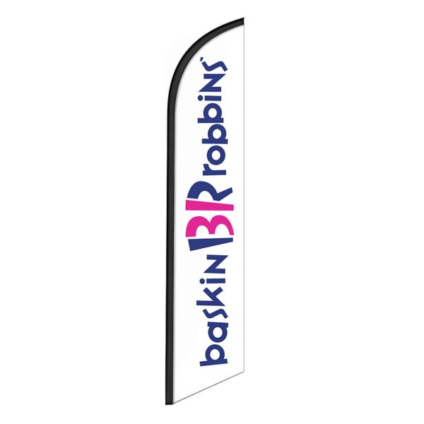 Baskin Robins Feather Flag Banner 12FT Tall Sign