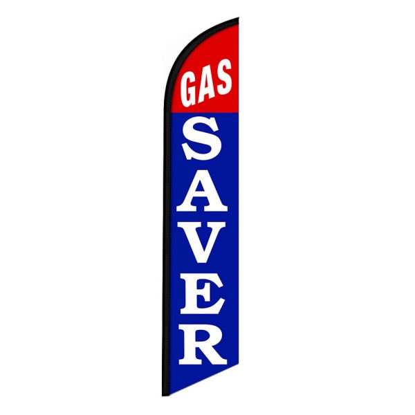Gas Saver Feather Flag Banner 12FT Tall Sign