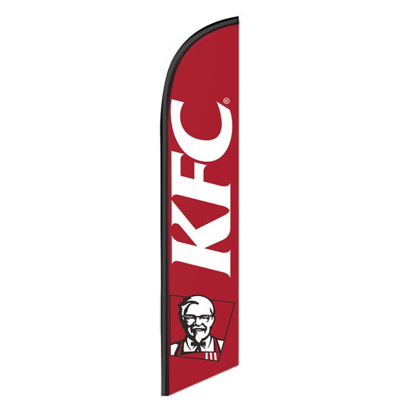 KFC Feather Flag Banner 12FT Tall Sign