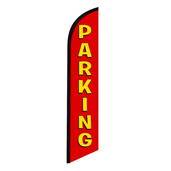 Parking Feather Flag Banner 12FT Tall Sign