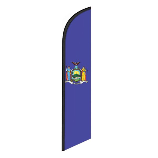 New York Feather Flag Banner 12FT Tall Sign