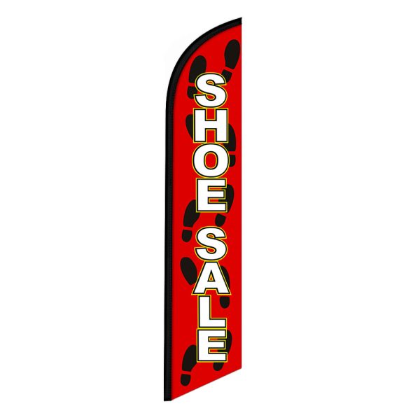 Shoe Sale Feather Flag Banner 12FT Tall Sign