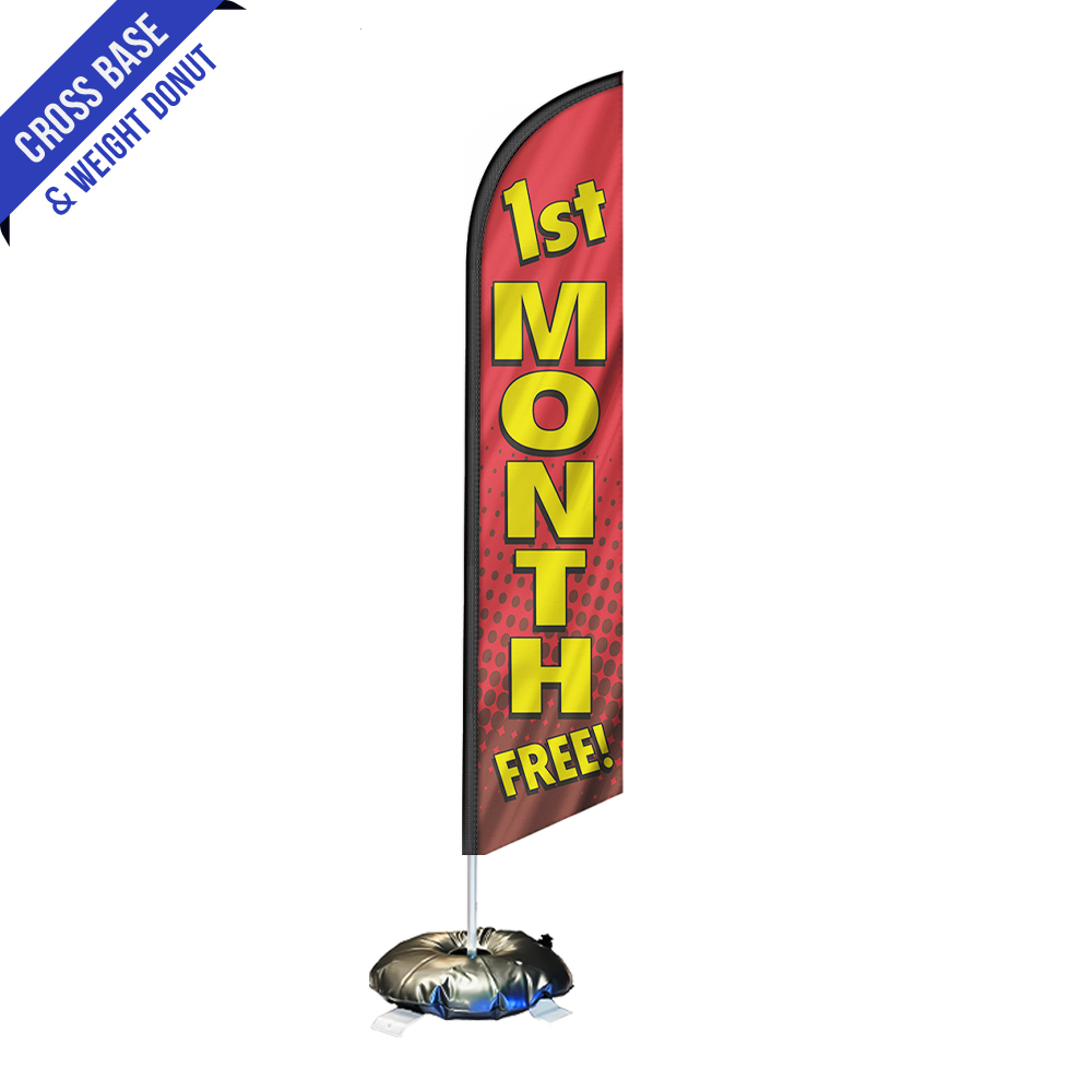1st Month Free Feather Flag Banner Sign - Image 8