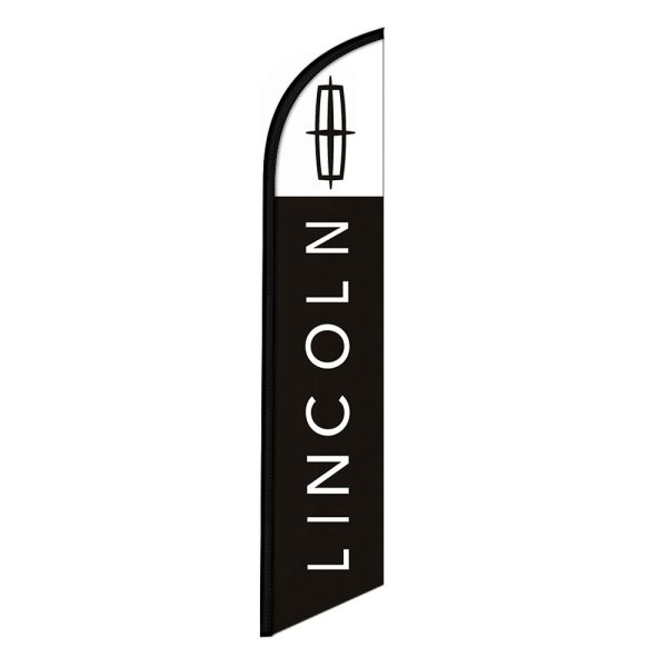 Lincoln Flag Banner 12FT Tall Sign