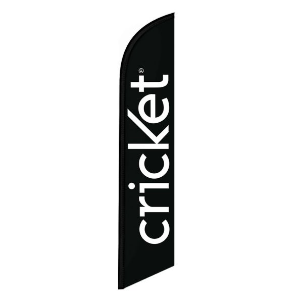 Cricket Flag Banner 12FT Tall Sign