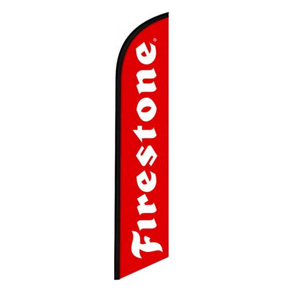 Firestone Feather Flag Banner 12FT Tall Sign