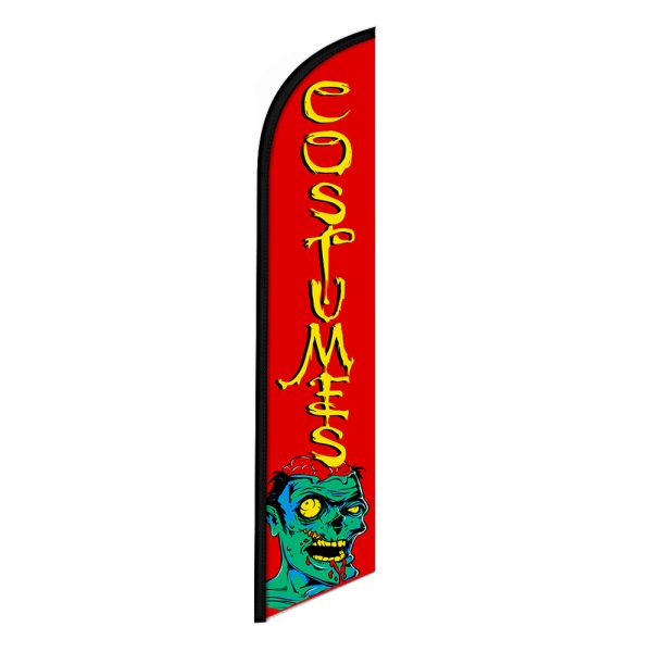 Costumes Feather Flag Banner 12FT Tall Sign