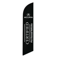 Acura Certified Pre Owned Feather Flag Banner Sign for Auto Dealers