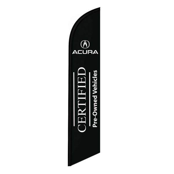 Acura Certified Pre Owned Feather Flag Banner Sign for Auto Dealers