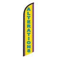 Alterations Feather Flag Banner 12FT tall Sign