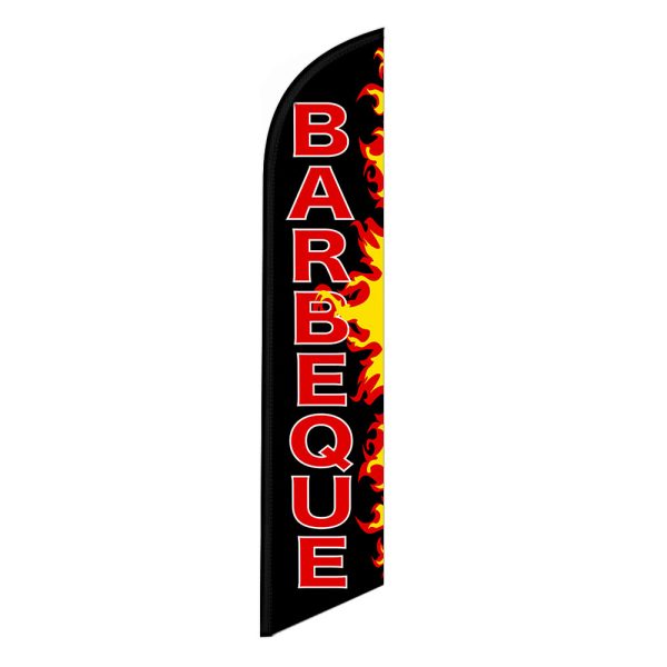 Barbeque Feather Flag Banner 12FT Tall Sign