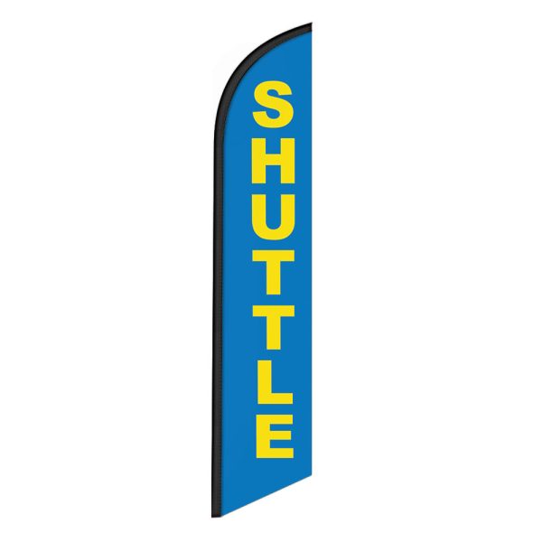 Shuttle Feather Flag Banner 12FT tall Sign
