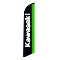 Kawasaki Feather Flag Banner 12FT tall Sign