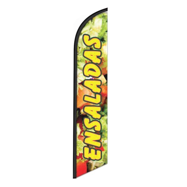 Ensaladas Feather Flag Banner 12FT Tall Sign
