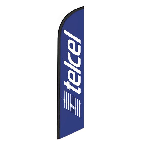 Telcel Feather Flag Banner 12FT Tall Sign