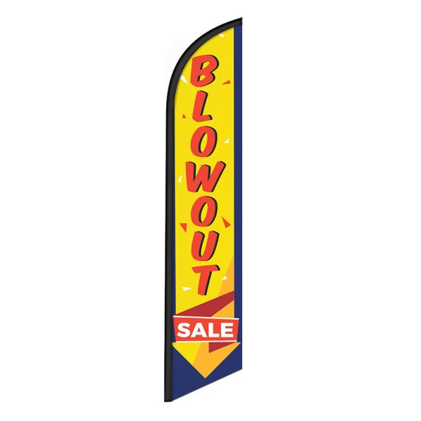 Blowout Sale Feather Flag Banner 12FT Tall Sign