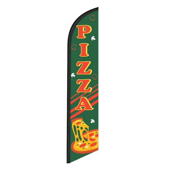 Pizza Feather Flag Banner 12FT Tall Sign