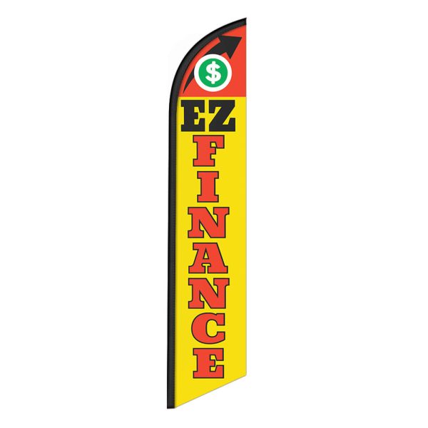Ez Finance Feather Flag Banner 12FT Tall Sign