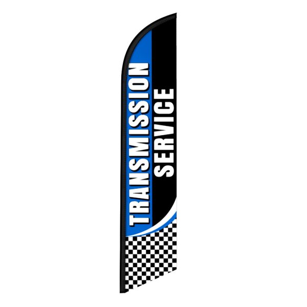 Transmission Service Feather Flag Banner 12FT tall Sign