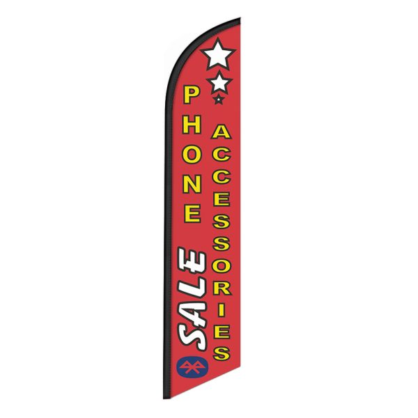 Phone Accessories Feather Flag Banner 12FT Tall Sign