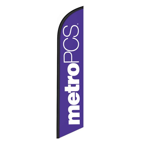 Metro PCS Flag Banner 12FT Tall Sign