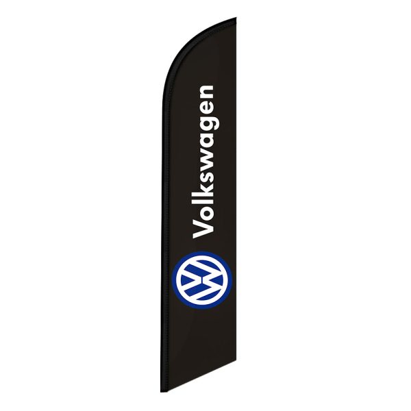 Volkswagen Feather Flag Banner 12FT Tall Sign