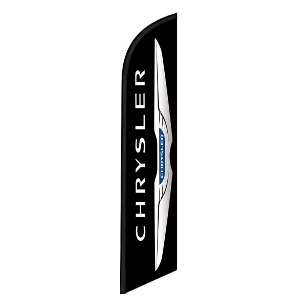 Chrysler Feather Flag Banner 12FT Tall Sign