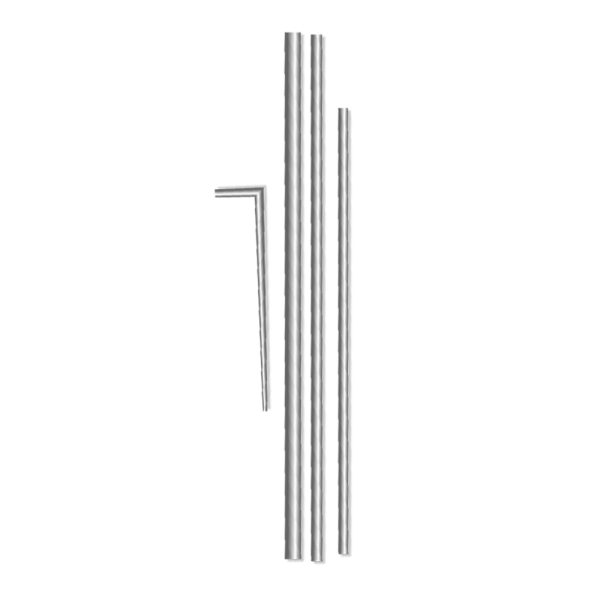 Aluminum Pole Kit for 8Ft Rectangle Flags