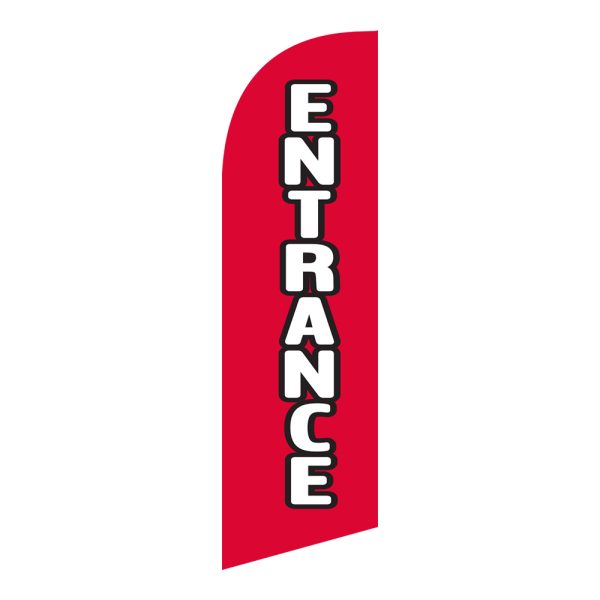 Entrance 6FT Tall Feather Flags Banners