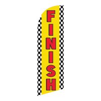 Finish 6FT Tall Feather Flags Banners