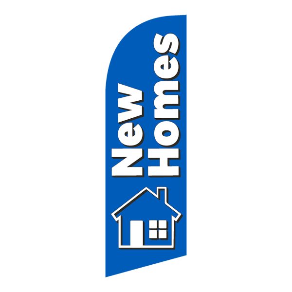 New Homes 6FT Tall Feather Flags Banners