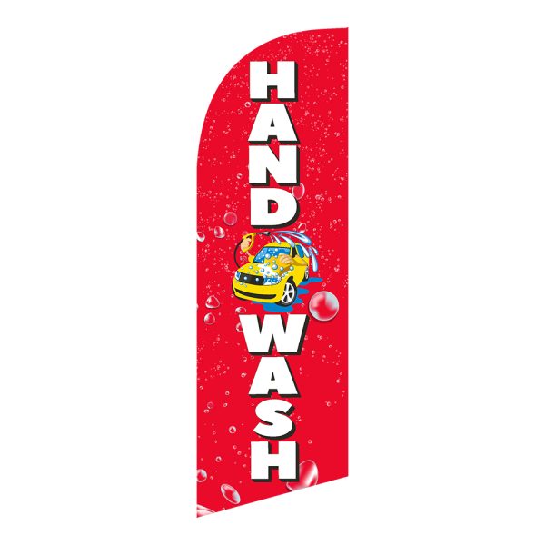 Hand Car Wash 6FT Tall Feather Flags Banners