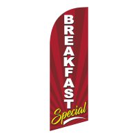 Breakfast Special 6FT Tall Feather Flags Banners