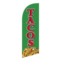 Tacos 6FT Tall Feather Flags Banners