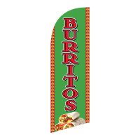 Burritos 6FT Tall Feather Flags Banners
