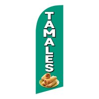 Tamales 6FT Tall Feather Flags Banners