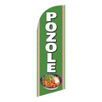 Pozole 6FT Tall Feather Flags Banners