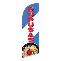 Pupusas 6FT Tall Feather Flags Banners