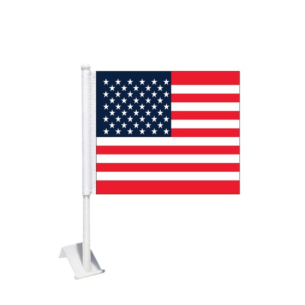 American USA Car Window Flags