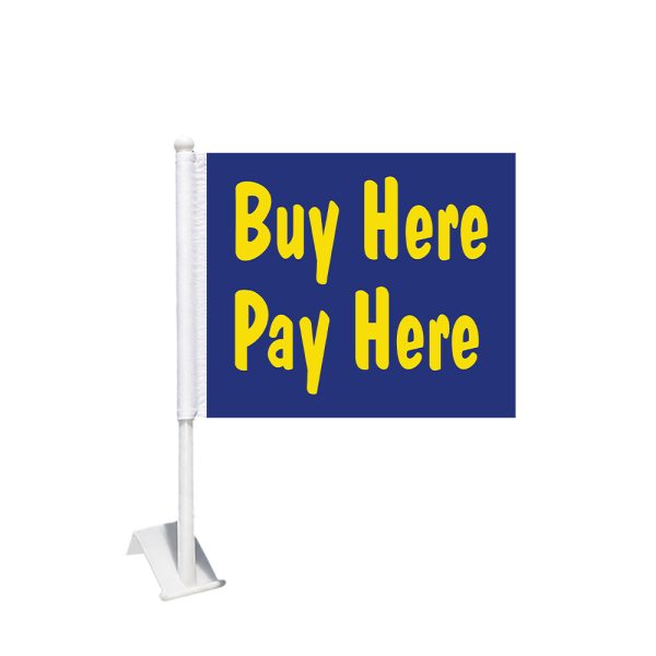 Buy Here Pay Here Car Window Flags