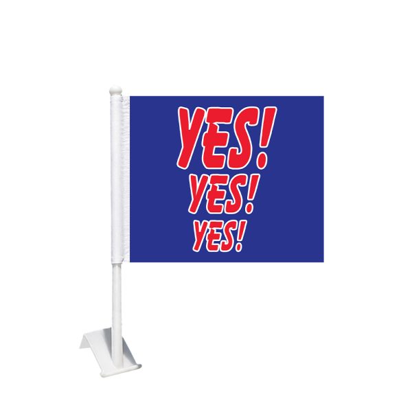 Yes Yes Yes Car Window Flags