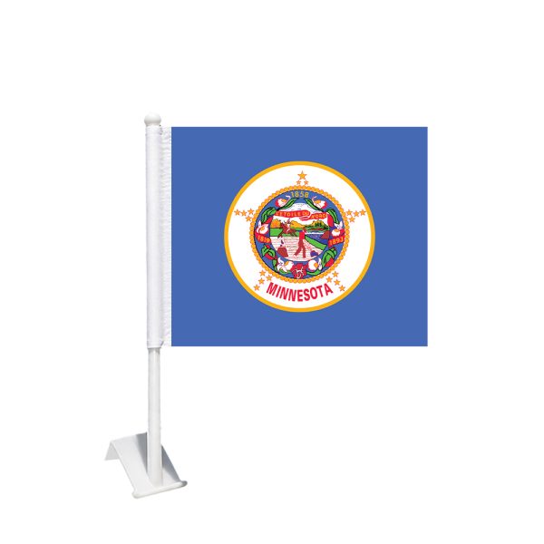 Minnesota Car Window Flag