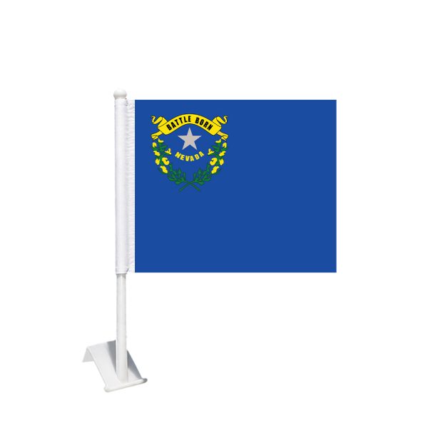 Nevada Car Window Flag